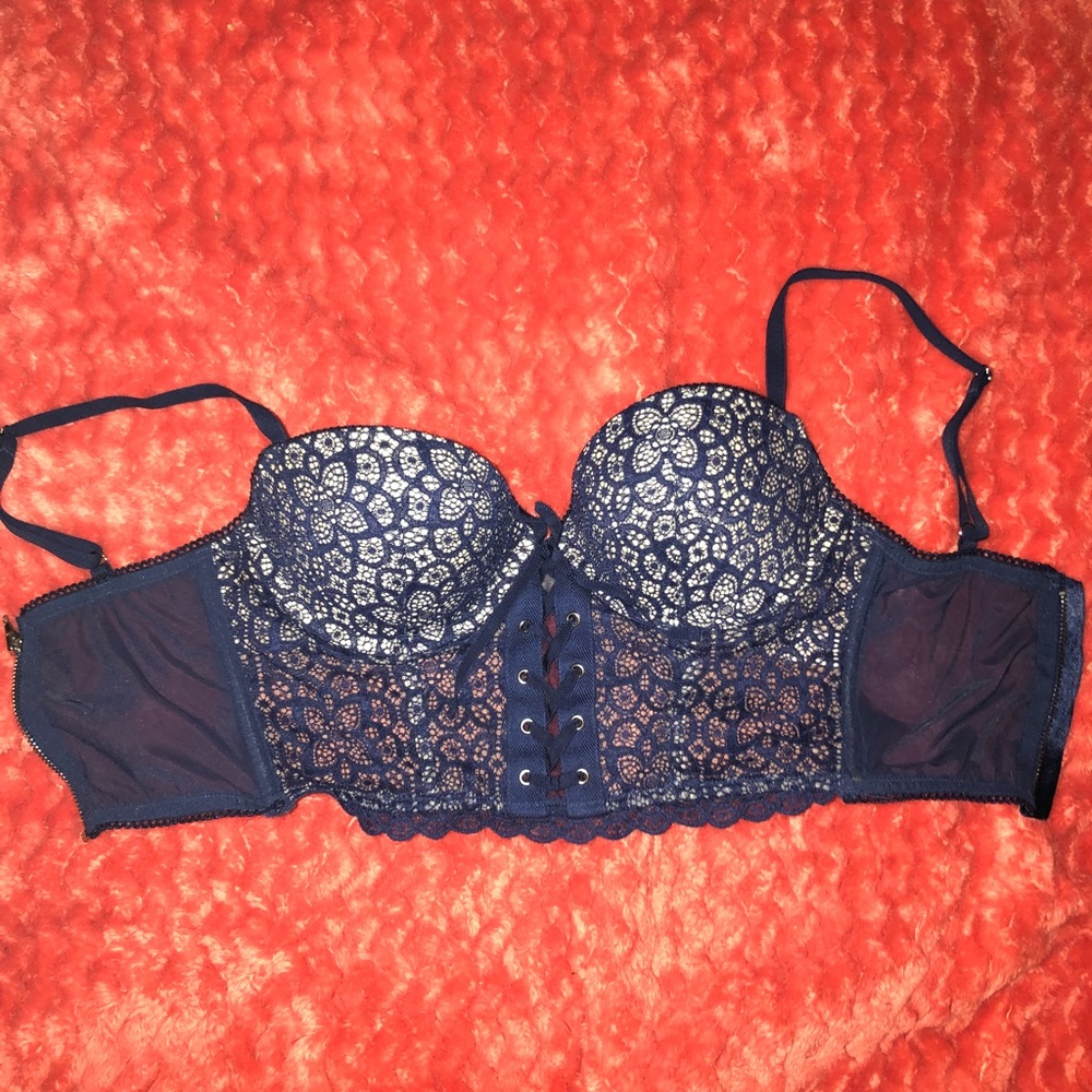 Crop corset bra